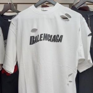 Distressed Balenciaga Tee